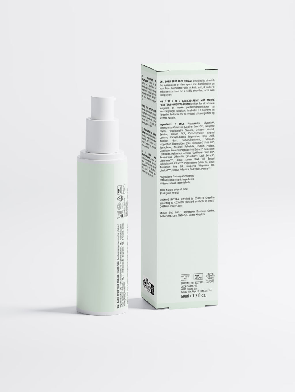 Dark Spot Face Cream with Kojic Acid