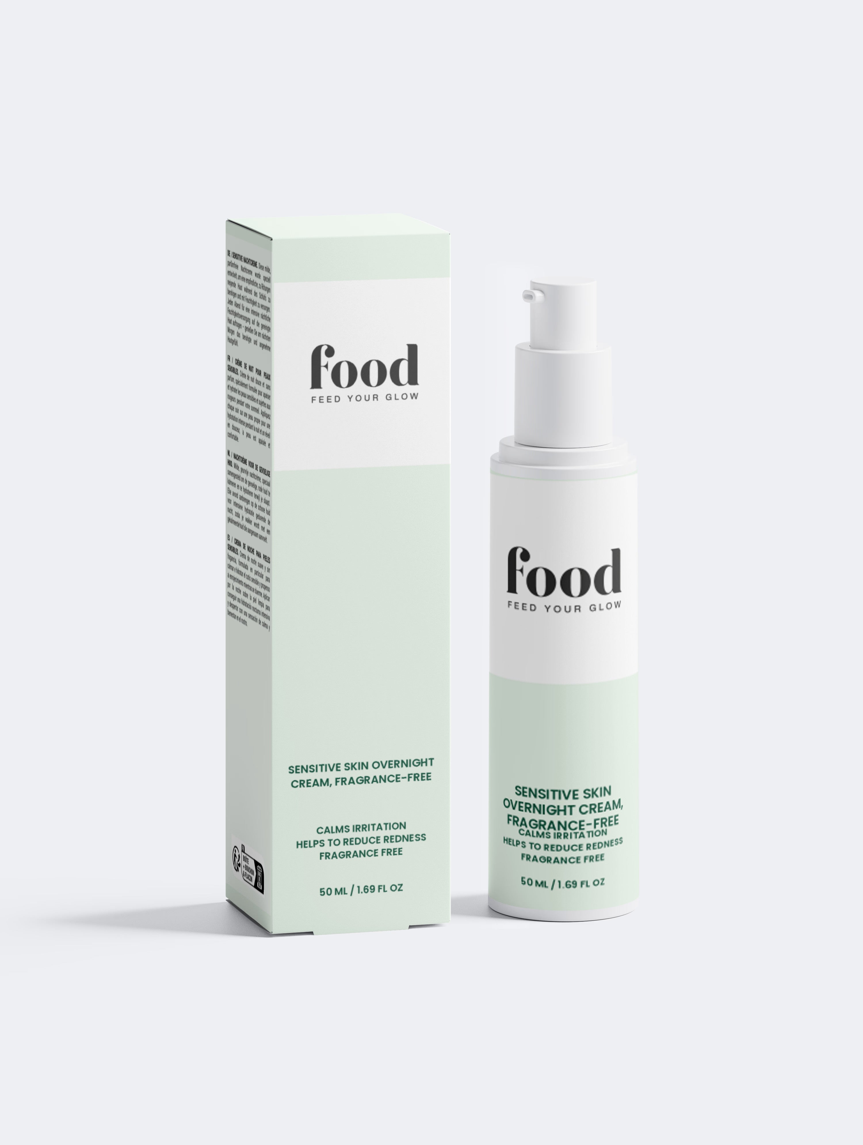 Sensitive Skin Overnight Cream, Fragrance-Free